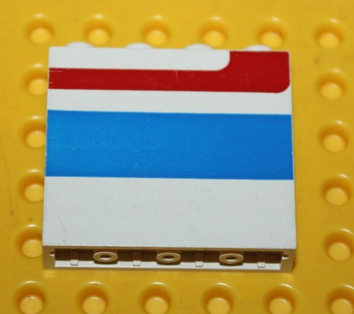 Lego white panel with - white,